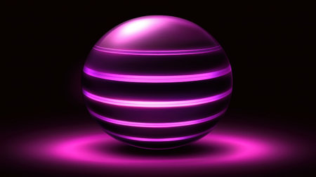 A futuristic glowing Earth with neon-like light effects, providing space for promotional text.の素材