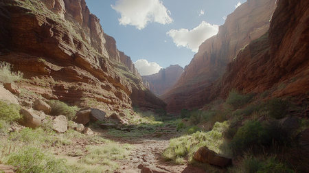A dramatic time-lapse effect of dry earth turning green with sprouting plants.の素材