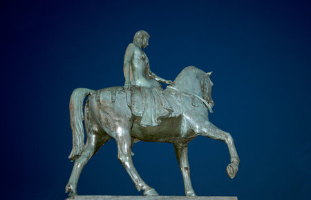 Statue of Lady Godiva in Coventry City Centreのeditorial素材