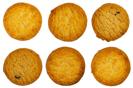 Cookie set on a white isolated background.の写真素材