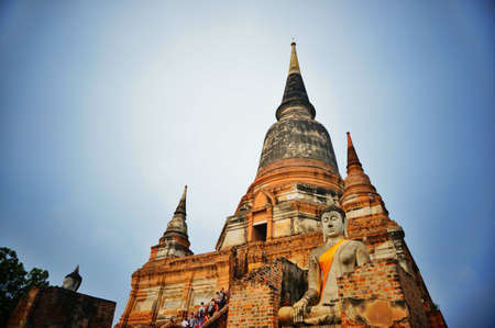 Wat phranan cherng , Ayutthaya Thailandのeditorial素材