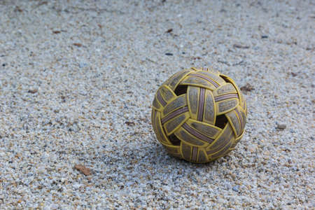 The old rattan ballの写真素材