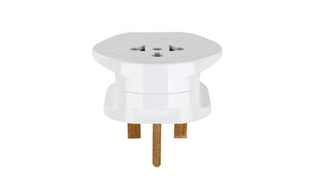 European to english plug adapterの写真素材