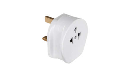 European to english plug adapterの写真素材