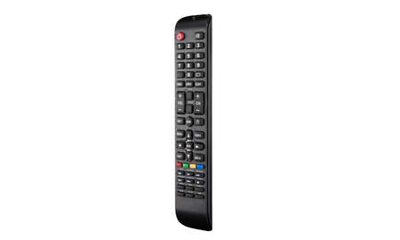 black tv remote controlの写真素材