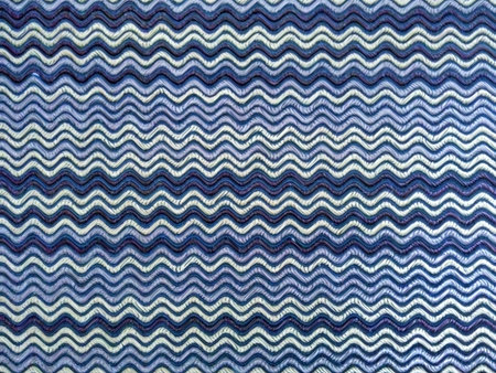 Background with wavy distortion of a cloth fabric, textile with purple and white pattern