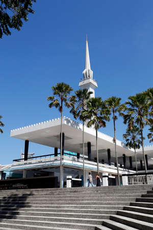 The National Mosque or Masjid Negara. The minaret. Kuala Lumpur. Malaysia.の写真素材