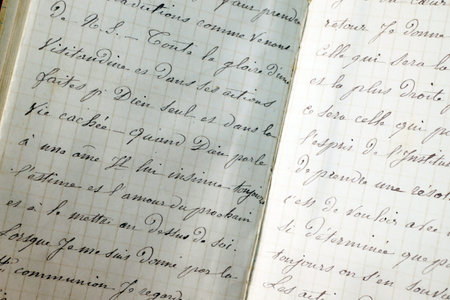 The Visitation Monastery. Notebook of the Venerable Sister Marie Martha Chambon. Marclaz. France.