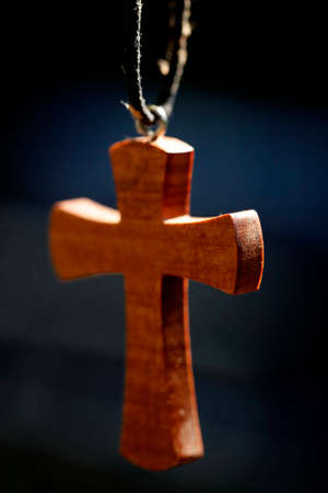Christian cross pendant.の写真素材
