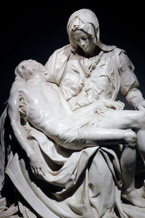Pieta. Resin cast. Michelangelo Buonarroti. Vatican Pieta 1497