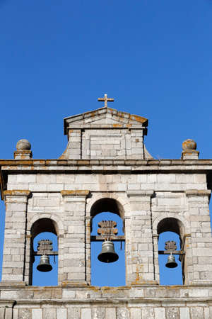 Convent of Our Lady of Grace. Bell tower. Evora. Portugal.の写真素材
