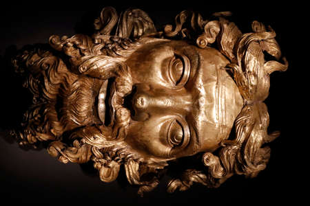 Museum of the Milan Cathedral. God the Father. Beltramino de Zutti  (1416-1425).  Italy.のeditorial素材