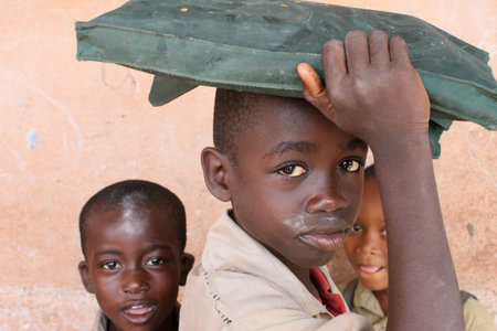 Primary african school in Lome. Togo.