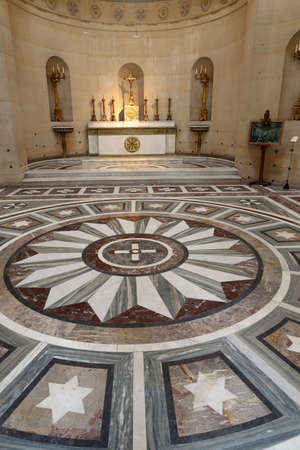 Expiatory chapel. Roman catholic church. France.のeditorial素材