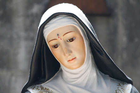 Our Lady of Rouen cathedral. Saint Rita. France.のeditorial素材