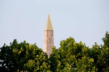 Paris. Place de la Concorde. Luxur Obelisk. Tourism in Paris. Franceのeditorial素材
