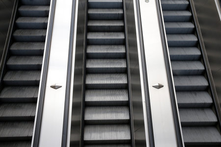 Metro stairs. Transportation. Vienna. Austria.