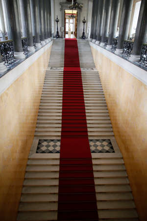 Hermitage Museum. Staircase in the Winter Palace. Saint Petersburg. Russia.のeditorial素材