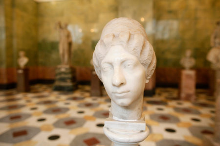 Hermitage Museum. Jupiter's Hall Saint Petersburg. Russia.