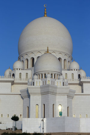 Sheikh Zayed Grand Mosque, Abu Dhabi. United Arab Emirates.