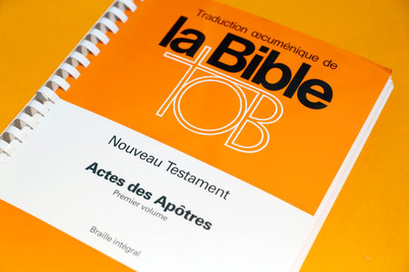 braille bible. Strasbourg. France.