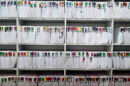 hospital archives. Ho Chi Minh City. Vietnam.のeditorial素材