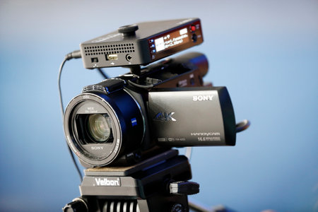 VDO camera for web television.のeditorial素材