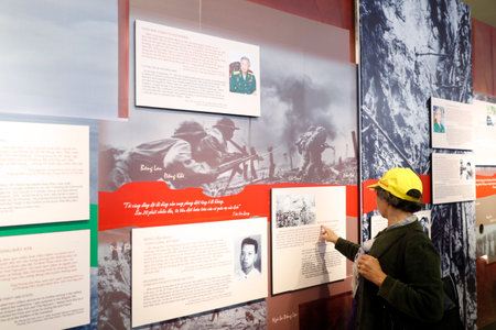 Ho Chi Minh museum. Ha Noi. Vietnam.のeditorial素材