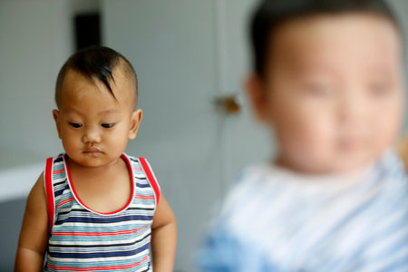 French NGO Chaine de lâEspoir. Children's pavilion. Child suffering from heart disease. Ho Chi Minh City. Vietnam.のeditorial素材