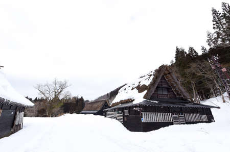 The Japanese toga winter house.の写真素材