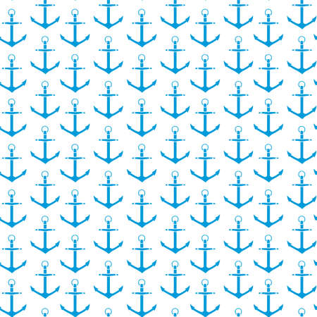 anchor isolated background white patternのイラスト素材