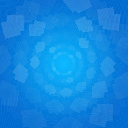Blue vector abstract background with shapesのイラスト素材
