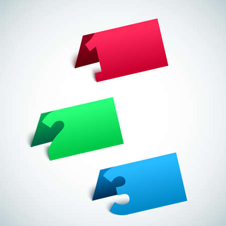 3D Paper Vector Progress backgroundのイラスト素材