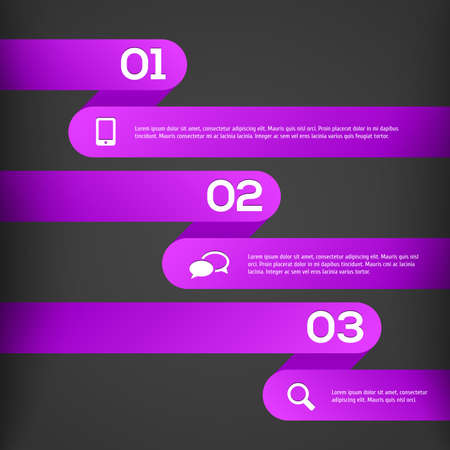 Abstract 3D Infographics illustrationのイラスト素材