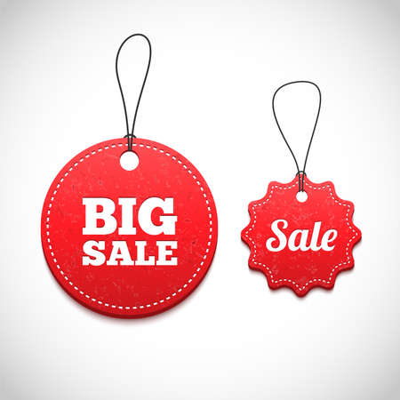 3D Price tags illustrationのイラスト素材