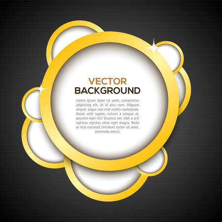 Luxury background in black color. Vector illustrationのイラスト素材