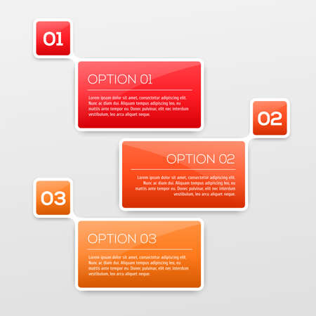 Abstract 3D Infographics. Vector illusatration for your designのイラスト素材
