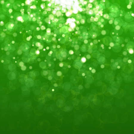 Green background with bokeh. Raster concept for your designの写真素材