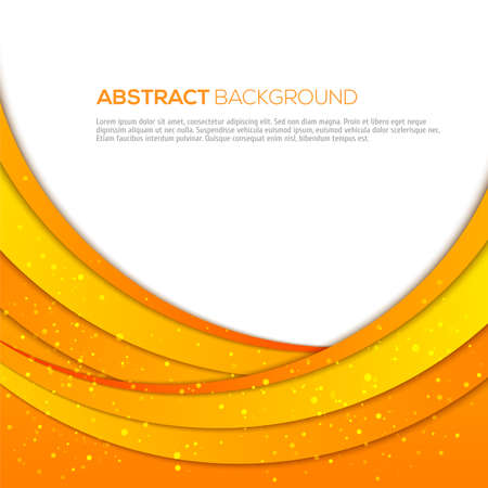 3D absatract orange background Vector illustration for your designのイラスト素材