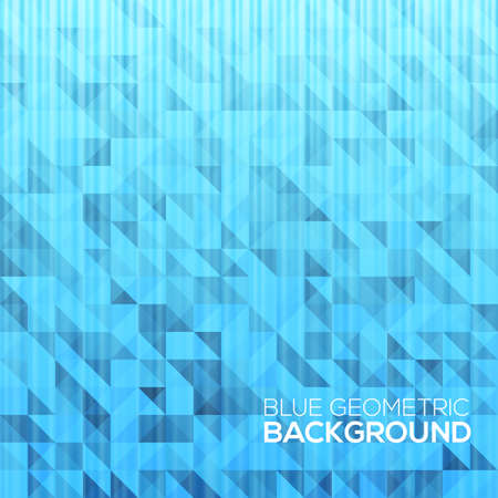 Blue modern geometrical abstract background Vector illustration for your designのイラスト素材