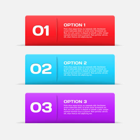 Web banners / infographic elements. illustration for your design.のイラスト素材