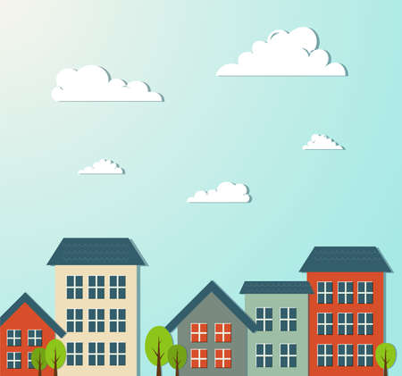 City vector illustration. Vector illustration for your design.のイラスト素材