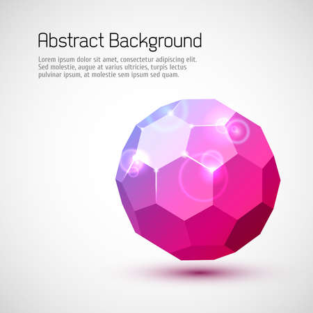 Abstract 3-dimensional Vector illustration for your designのイラスト素材