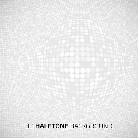 Abstract perspective background with halftone. For your designのイラスト素材