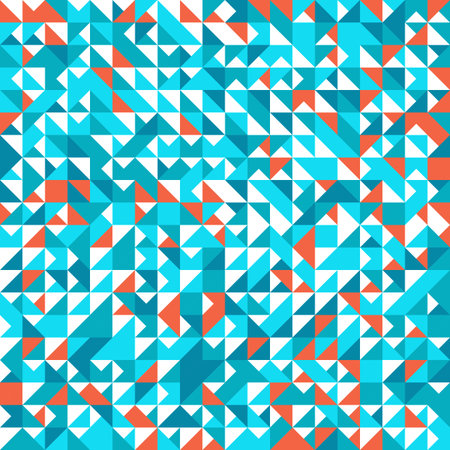 Seamless geometric, vintage pattern Vector