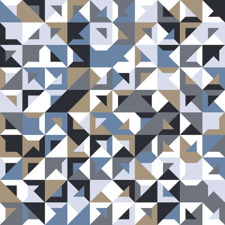 Seamless geometric, vintage pattern Vectorのイラスト素材
