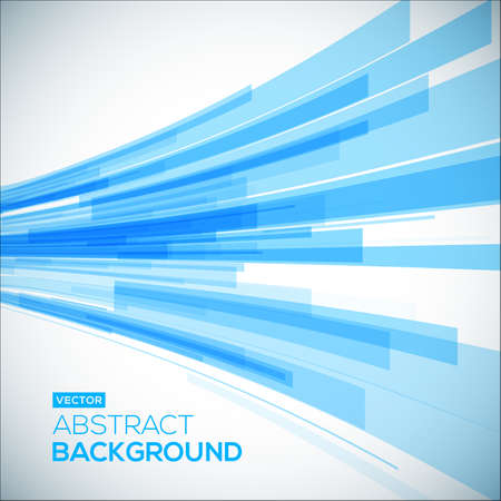 Abstract blue geometric background. 3D perspective backgroundのイラスト素材