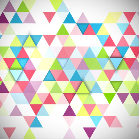 Abstract 3D triangles geometric background. Illustration of abstract texture with triangles.