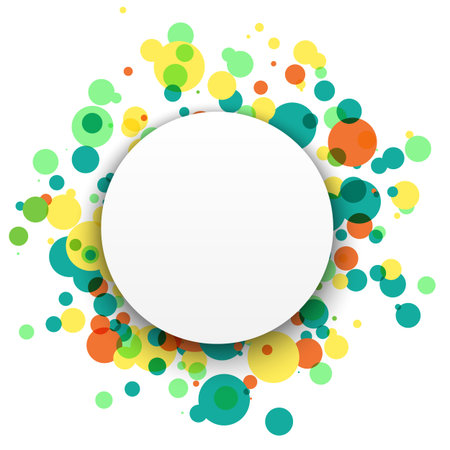 Colorful celebration background with confetti. Colorful abstract background.のイラスト素材