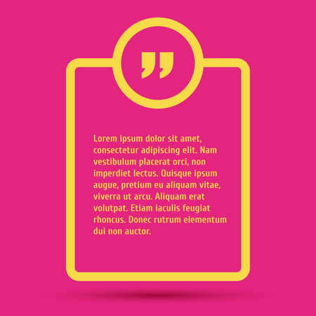 Quote modern template on background. のイラスト素材